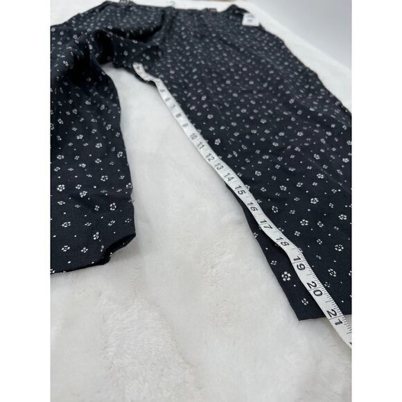 NWT APIECE APART Size XL Ani Easy Linen Blend Woven Pants Scattered Floral Black - Picture 6 of 13